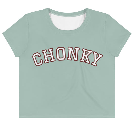 Chonky Collegiate Crop Tee