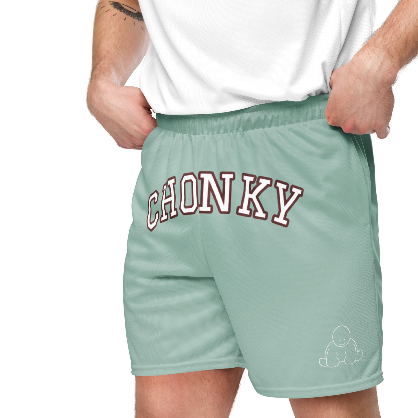 Chonky Collegiate mesh shorts